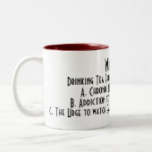 皮肉なマグ ツートーンマグカップ (左)