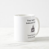 皮肉なマグ-国民の皮肉の社会 コーヒーマグカップ (正面右)