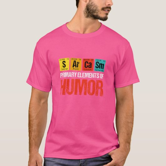 皮肉なユーモアの主要素 皮肉屋 サーカスト Tシャツ (正面)