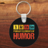 皮肉なユーモアの主要要素 キーホルダー (正面)