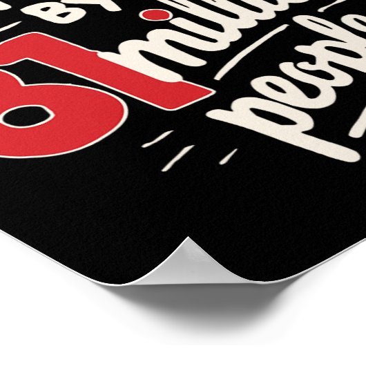 皮肉なユーモアの切り札は8100万のフンで解雇された ポスター (角)