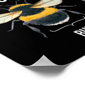 皮肉なユーモアの(昆虫)マルハナバチおもしろいの引用文 ポスター (角)