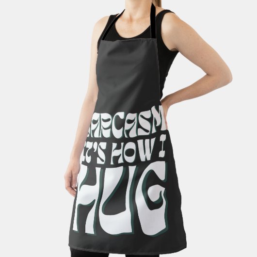 皮肉なユーモアを抱きおもしろい込む エプロン (インサイチュ)