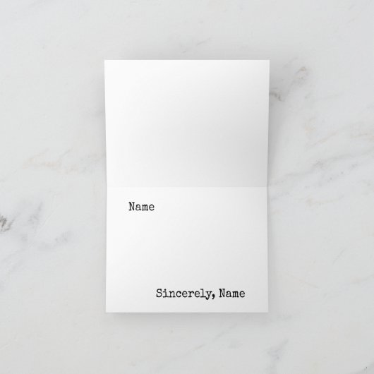 皮肉なユーモアを込めたギフトカードの贈り物 シーズンカード (内部)