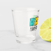 皮肉なユーモア科学の主要要素 ショットグラス (左)