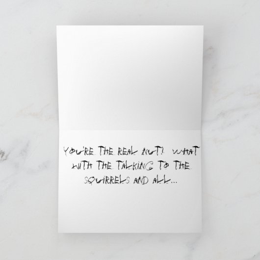 皮肉なリス カード (内部)