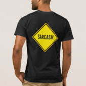 皮肉な兆候 Tシャツ (裏面)
