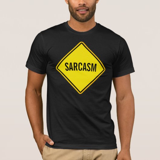 皮肉な兆候 Tシャツ (正面)
