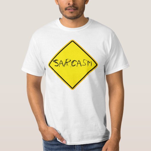 皮肉な兆候 Tシャツ (正面)