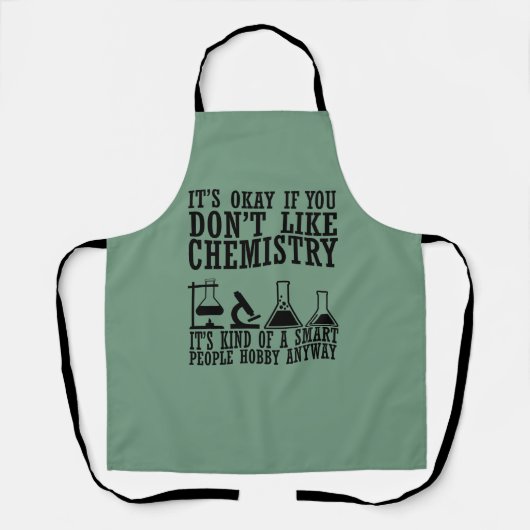 皮肉な化学おもしろい化学者引用文 エプロン (正面)