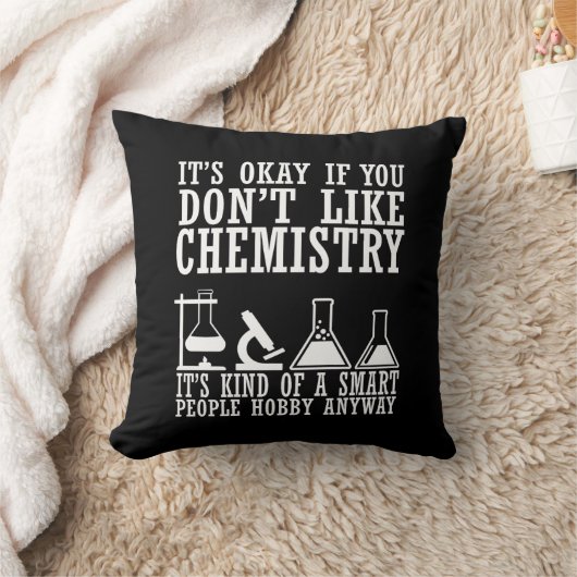 皮肉な化学おもしろい化学者引用文 クッション (ブランケット)