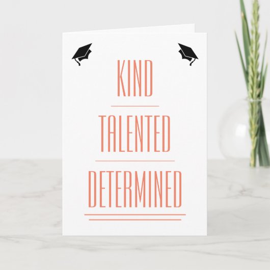 皮肉な卒業カード カード (正面)