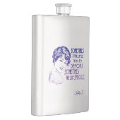 皮肉な句時々私が鬼と苦闘する フラスク (右)