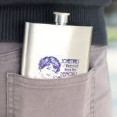 皮肉な句時々私が鬼と苦闘する フラスク (インサイチュ)