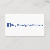 皮肉な呼び出しカード コーリングカード (裏面)