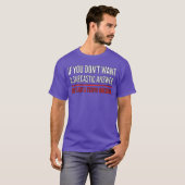 皮肉な回答をしたくない場合 おもしろ雑貨 Tシャツ (正面フル)