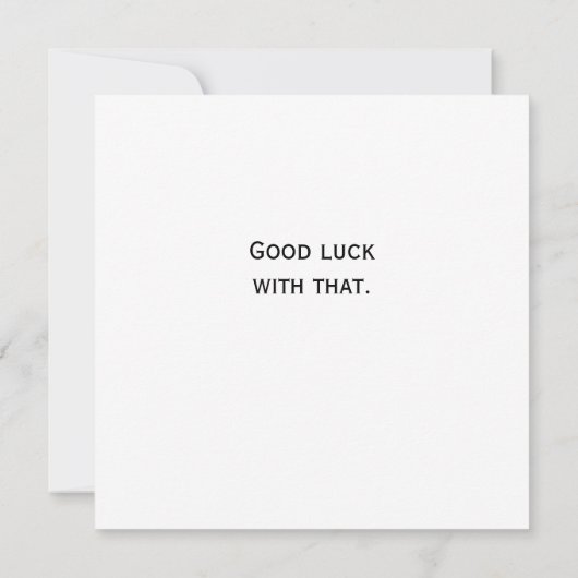 皮肉な変更されたアートヴィンテージガール誕生日カード カード (裏面)