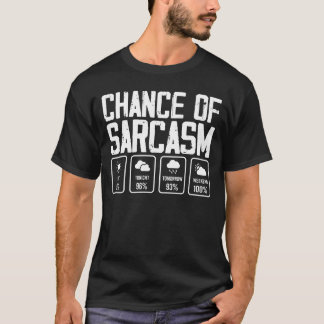 皮肉な天気の可能性 Tシャツ