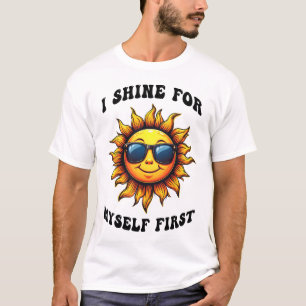 皮肉な太陽の光線 – 私は自分自身のために輝く Tシャツ