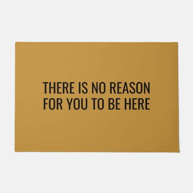 皮肉な失礼おもしろいな ドアマット (正面)