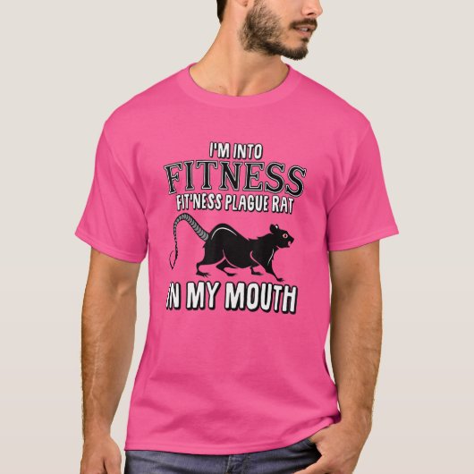 皮肉な奇妙な特定の攻撃をペスト風変わりネズミ Tシャツ (正面)