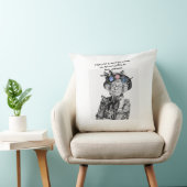 皮肉な女性の枕 クッション (椅子)