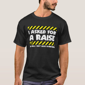 皮肉な工場労働者の建築ジョブ残業 Tシャツ