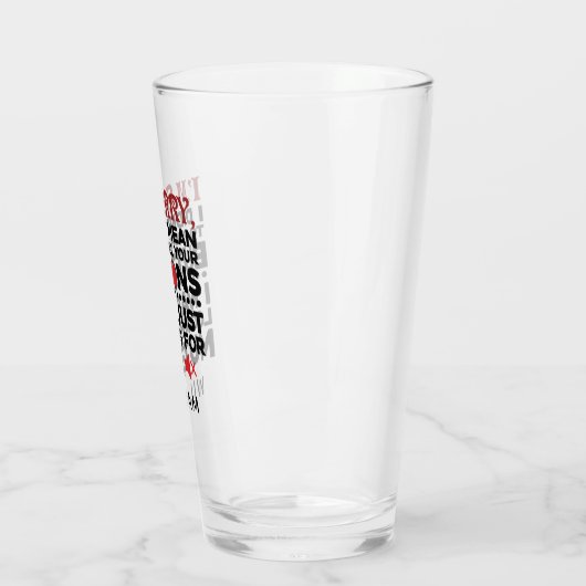 皮肉な引用文はボタンを押すつもりではなかった タンブラーグラス (左)