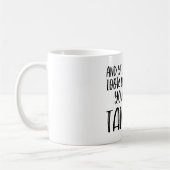 皮肉な引用文-あなたはまだ話している コーヒーマグカップ (左)