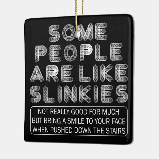 皮肉な引用文 セラミックオーナメント (左)