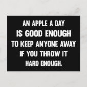 皮肉な恋人 |皮肉ことわざ |皮肉 ポストカード (正面)