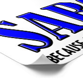 皮肉な打ち合わせおもしろいポスター ポスター (角)