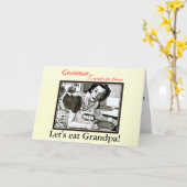 皮肉な文法ナチスのコンマグリーティングカード カード (黄色い花)