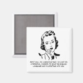 皮肉な文法ナチス マグネット (正面/裏面)