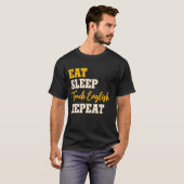 皮肉な文法警察の英語先生リーダー Tシャツ (正面フル)