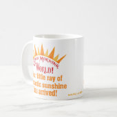 皮肉な日光 コーヒーマグカップ (正面左)