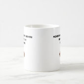皮肉な朝の沈黙 コーヒー好き 冗談 コーヒーマグカップ (中央)