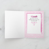 皮肉な母おもしろい母ママ母マンガアニメ誕生日 カード (内部)