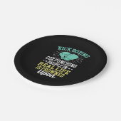 皮肉な気で人を殴おもしろいるのは眉をひそめる ペーパープレート (アングル)