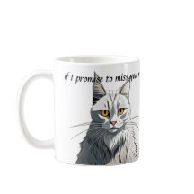 皮肉な猫おもしろいコーヒーまたは紅茶マグカップおもしろいギフト