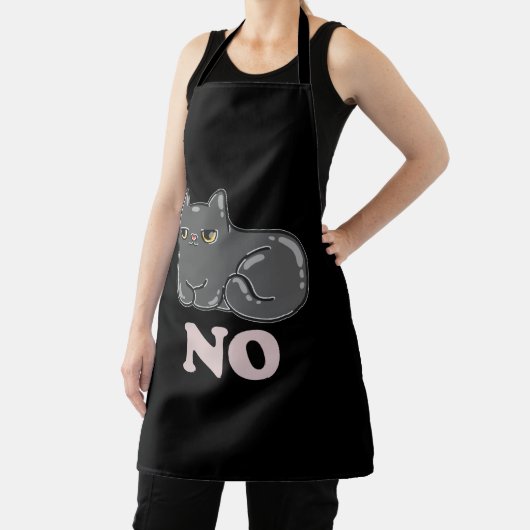皮肉な猫 エプロン (インサイチュ)