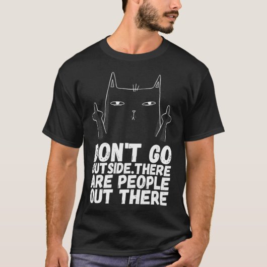 皮肉な猫 – Dark Cat Umous - Cat Umous Pullove Tシャツ (正面)