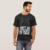 皮肉な猫 – Dark Cat Umous - Cat Umous Pullove Tシャツ (正面フル)