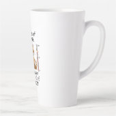 皮肉な猫 – Orange おもしろい Art カフェラテマグ (右)