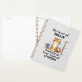 皮肉な猫 – Orange おもしろい Art プランナー手帳 (ディスプレー)