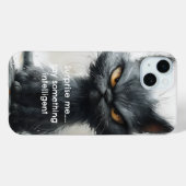 皮肉な猫iPhone / iPadケース Case-Mate iPhoneケース (裏面 (横))