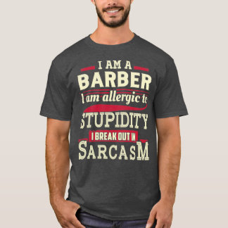 皮肉な理容師 Tシャツ
