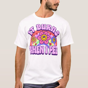 皮肉な皮肉な下手な態度を取ると燃える Tシャツ