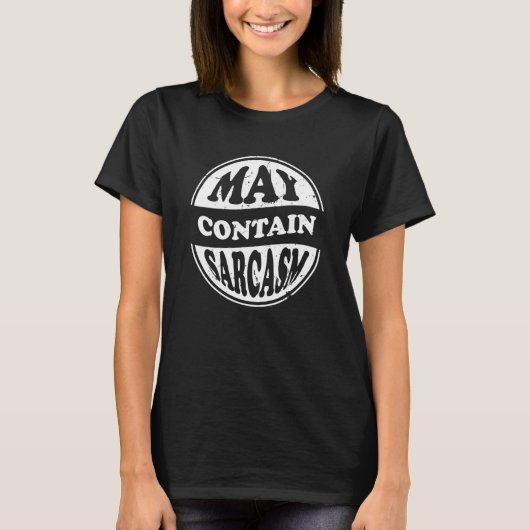 皮肉な皮肉な人々が含まれている可能性がある Tシャツ (正面)