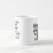 皮肉な目覚まし時計のギフト コーヒーマグカップ (中央)